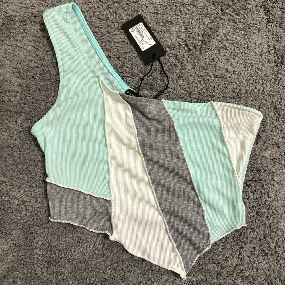 brand new, never worn multicolor tank for casual wear or going out with tags on